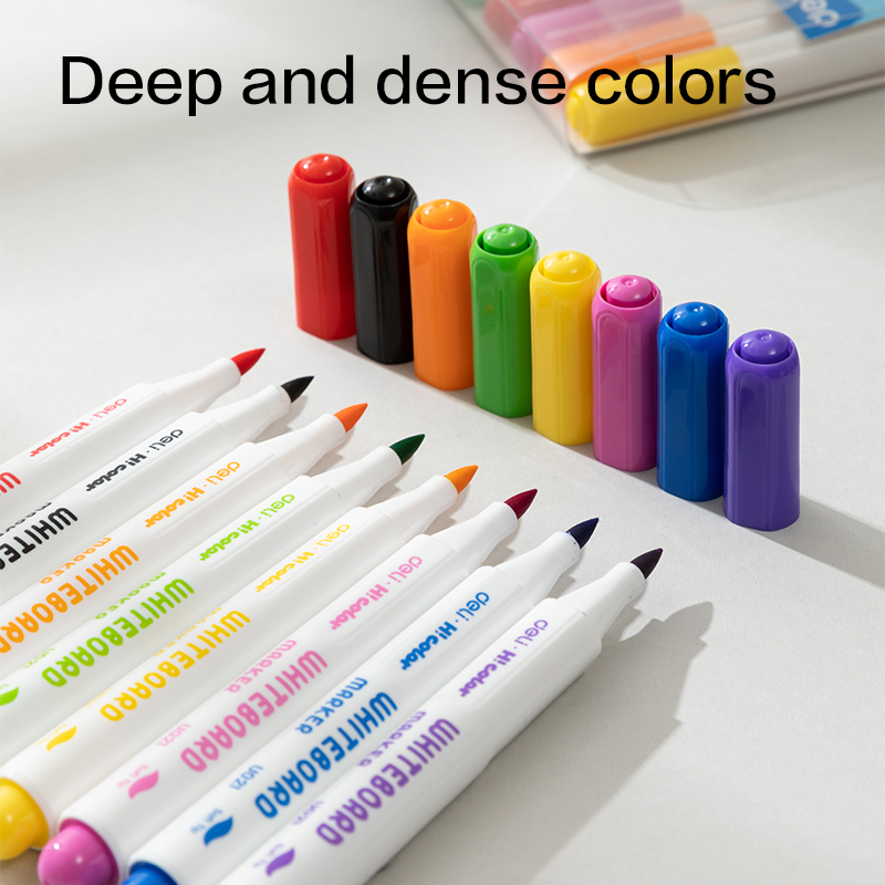 Whtieboard Marker Soft Tip EU021 Assorted Colours 8pc - Image 3