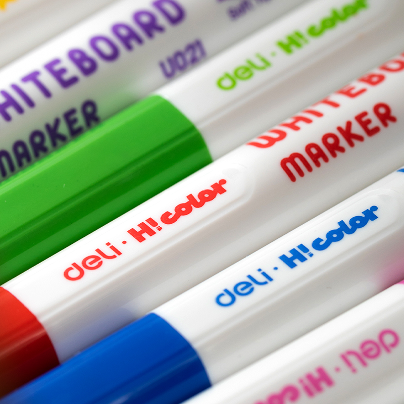 Whtieboard Marker Soft Tip EU021 Assorted Colours 8pc - Image 4
