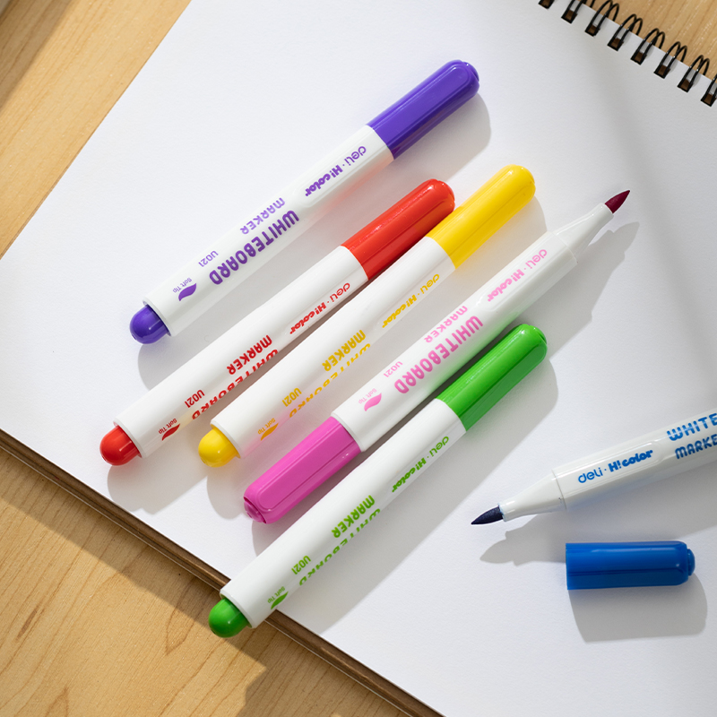 Whtieboard Marker Soft Tip EU021 Assorted Colours 8pc - Image 5