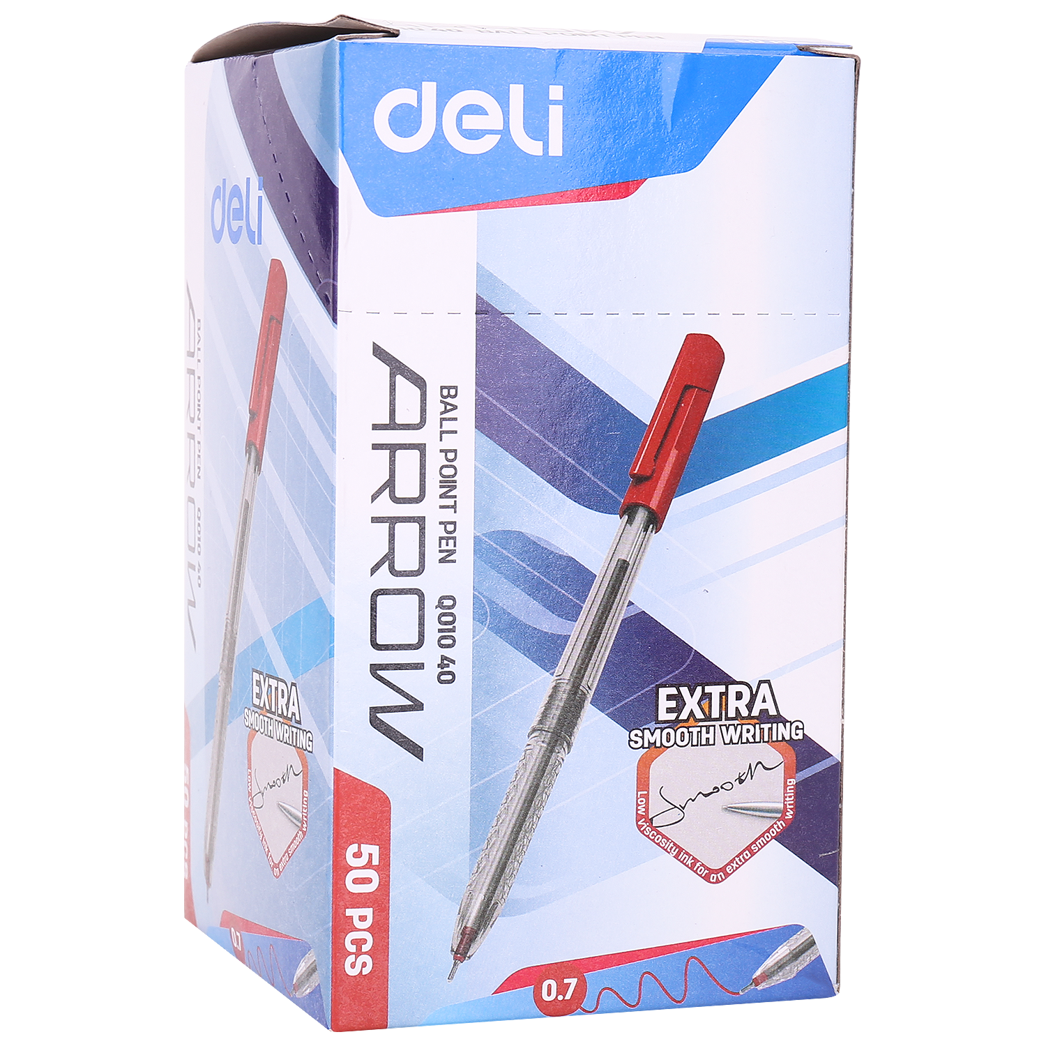 BALL POINT PEN - MINI TIP 0.7MM RED (50pcs) Q01040 - Image 2