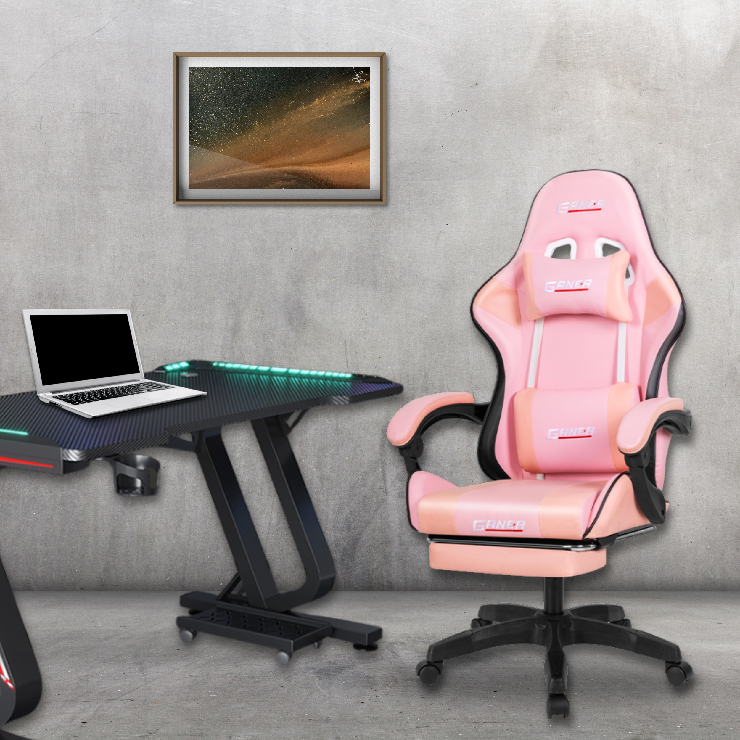 Pink Premium Ganer Gaming Chair - Image 2