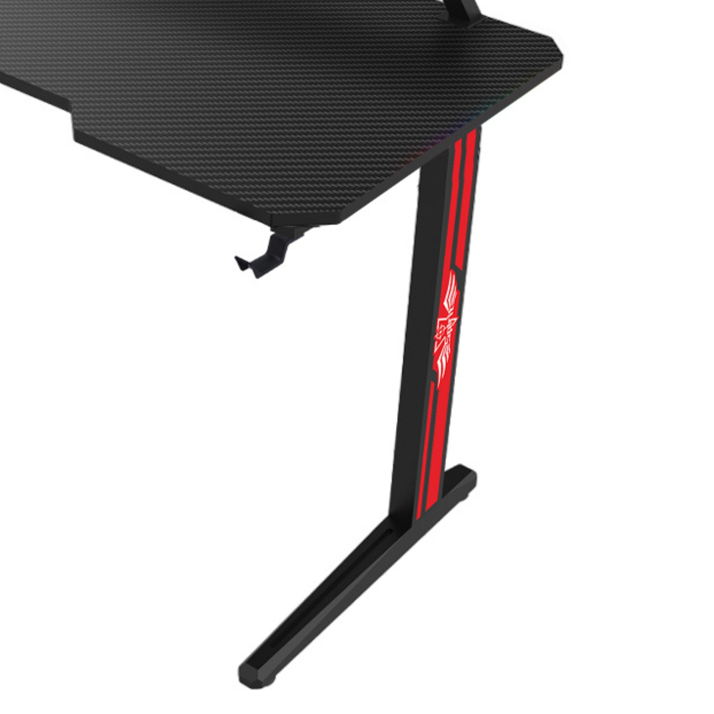 Ergonomic Design T-shaped Home Office Computer Gaming Desk - Image 3