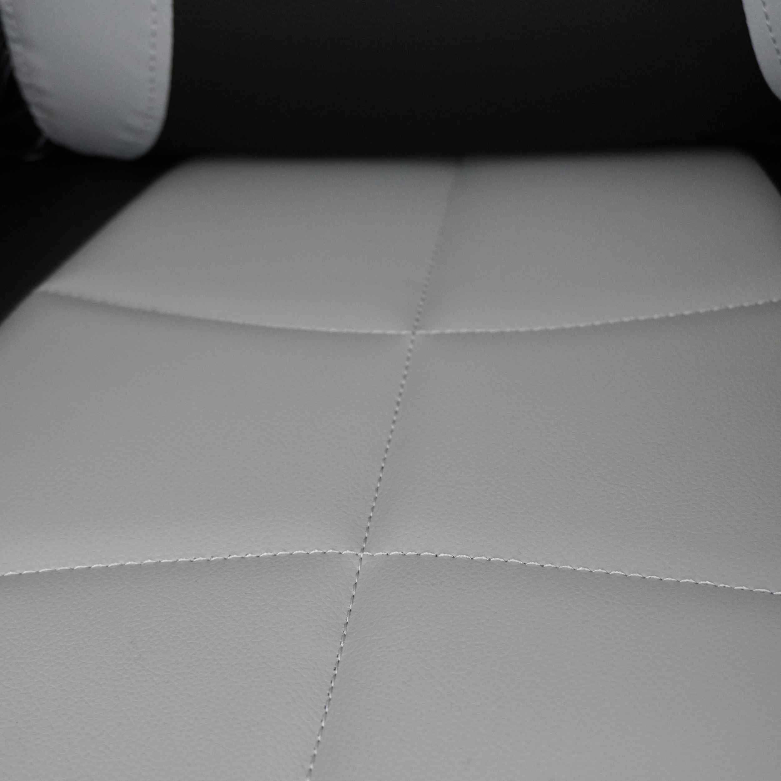 GameTech - Spider Grey Leather Gaming Chair with Massaging Cushion - Image 13