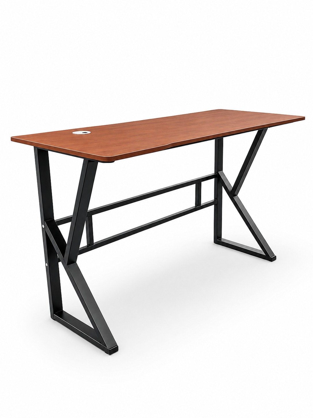 Ergonomic Office Desk – 1200 × 700mm Black Oak - Image 5