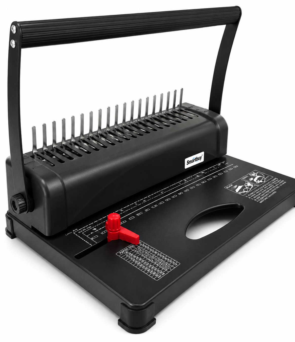 Smartbuy 12 Sheet Binding Machine - Black