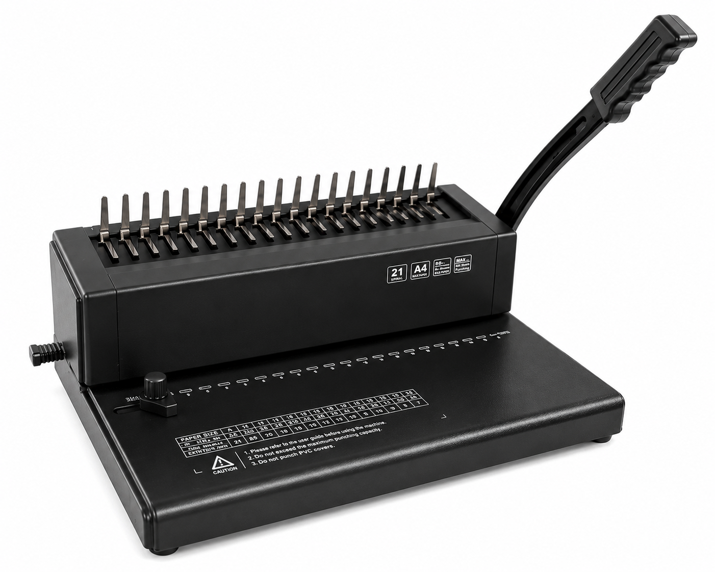 Smartbuy 12 Sheet Binding Machine - Black - Image 4