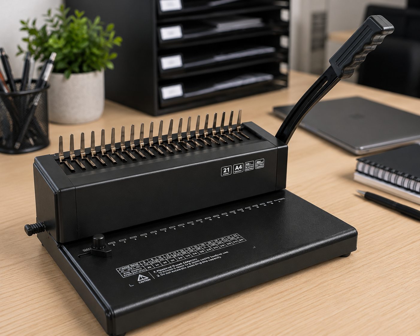 Smartbuy 15 Sheet Binding Machine - Black - Image 4
