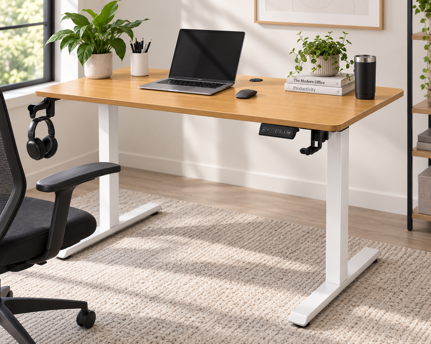 Electronic Height Adjustable Table /Desk 140cm - Memory Saving - Image 4