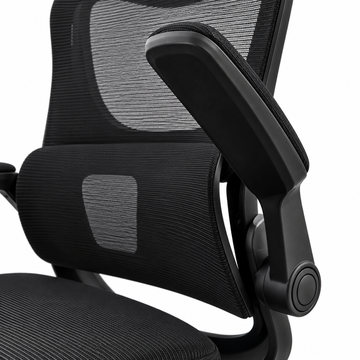 LS-908 Executive Ergonomic Mesh Office Chair – Black - Image 4