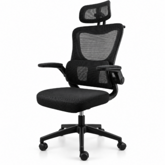 LS-908 Executive Ergonomic Mesh Office Chair – Black