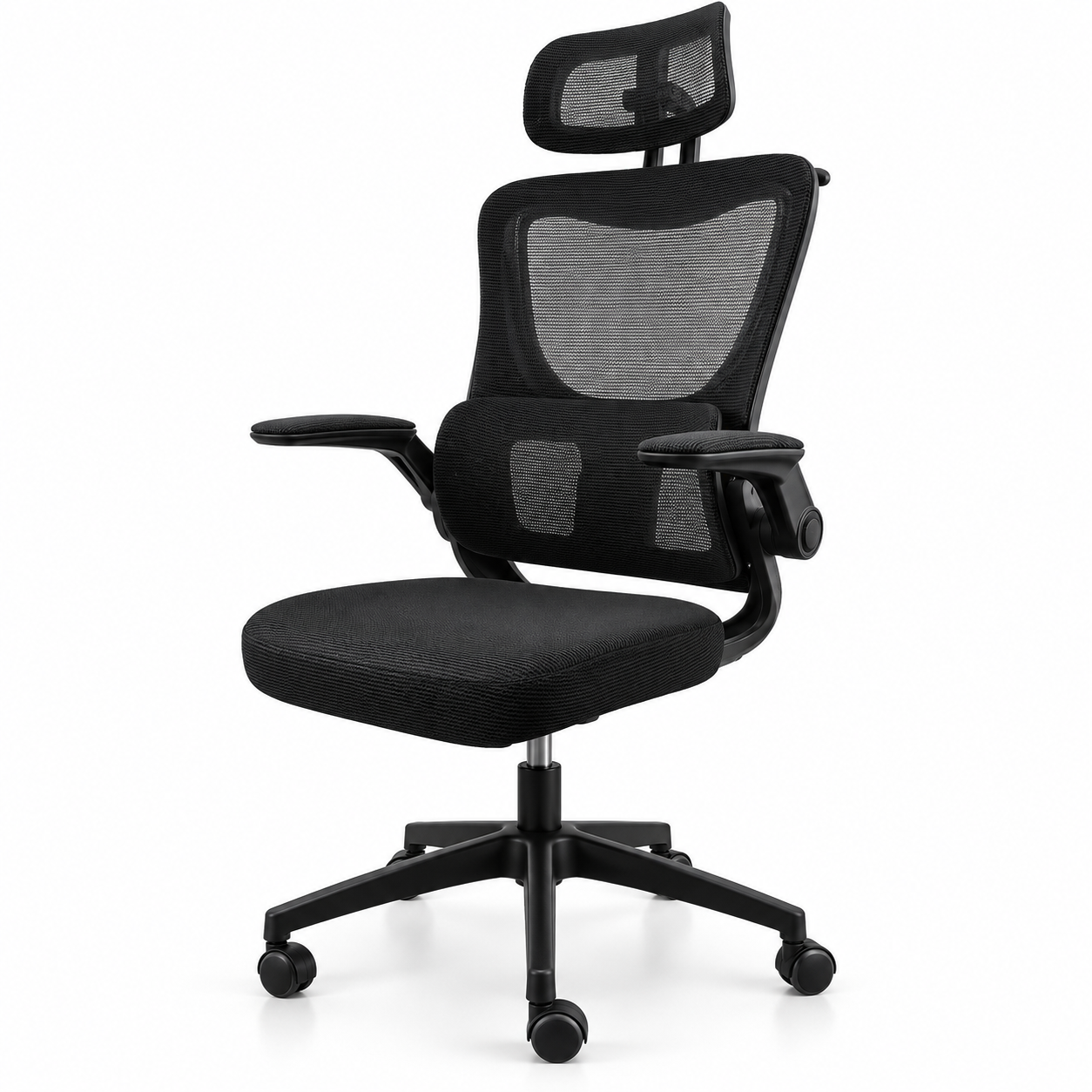 LS-908 Executive Ergonomic Mesh Office Chair – Black