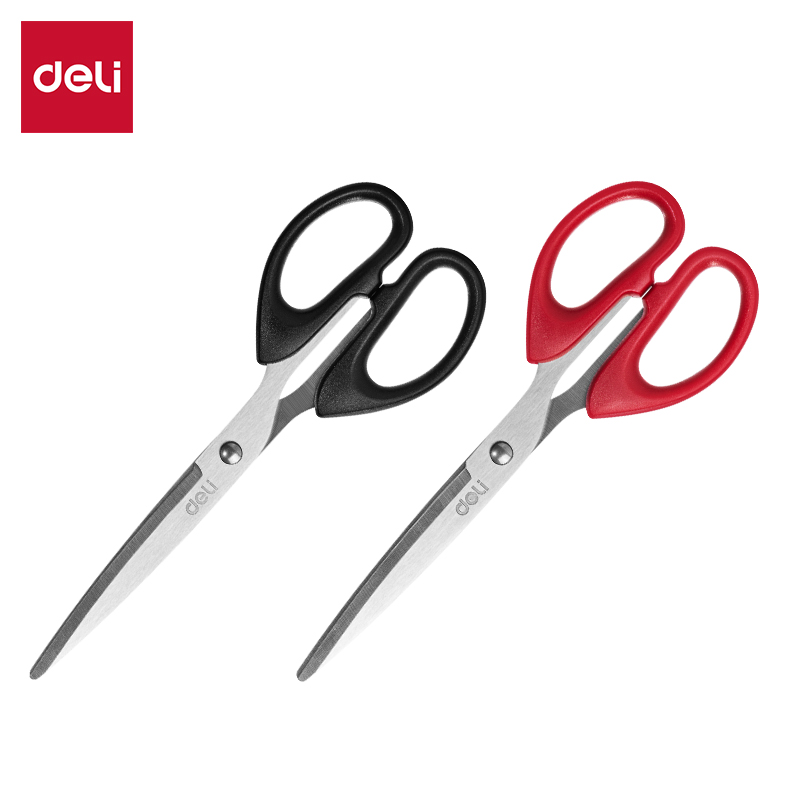Office Scissors 180mm - Red & Black (colour may vary)