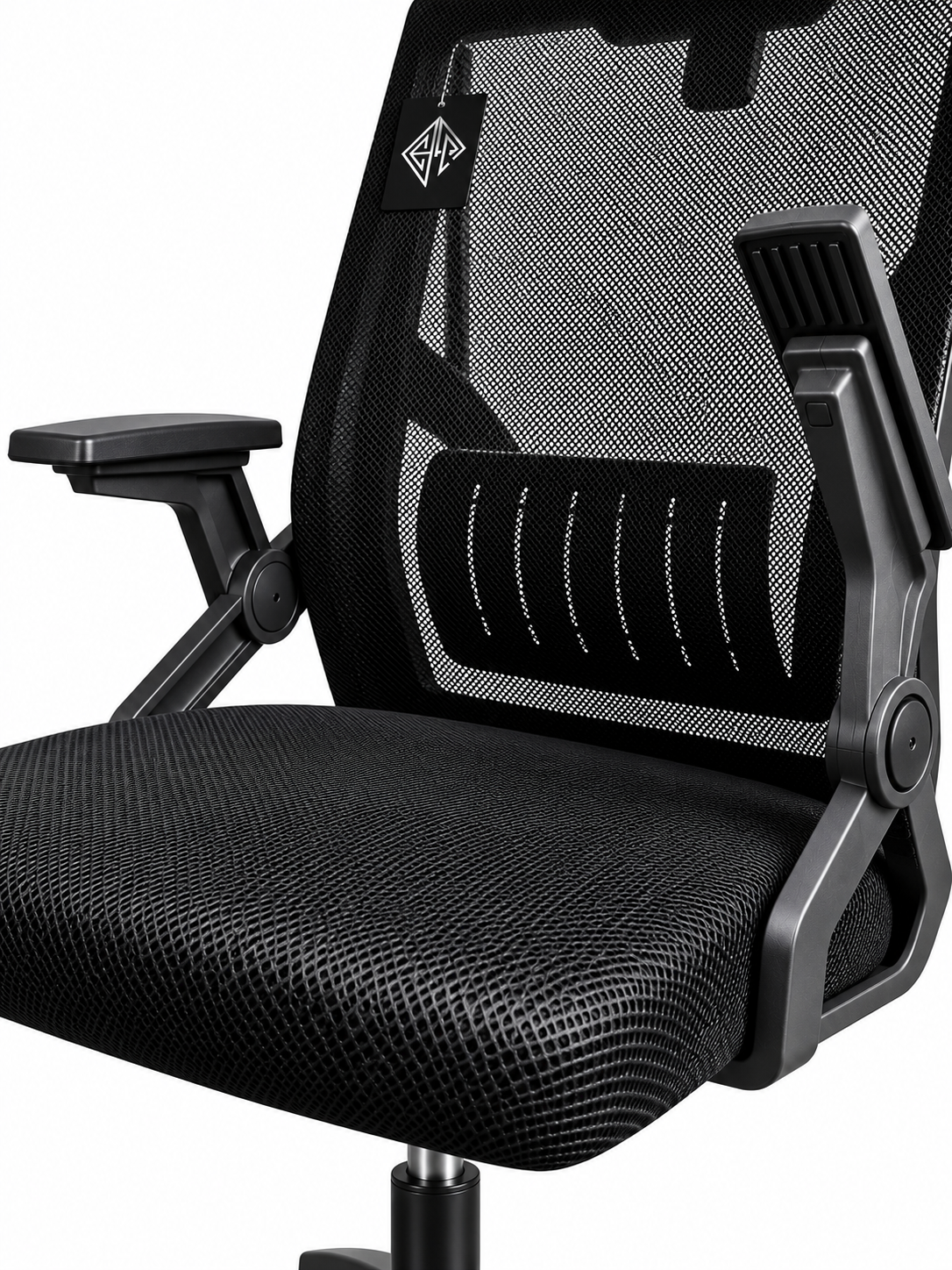 RT-103 Ergonomic Mesh Office Chair – Black - Image 2