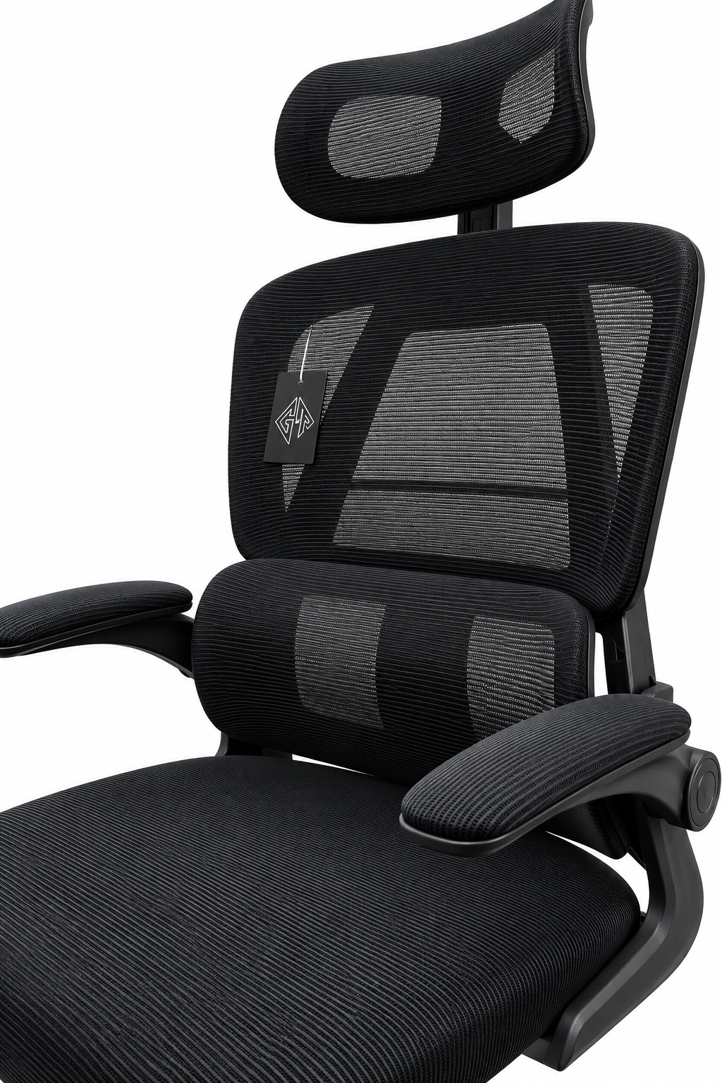 LS-908 Executive Ergonomic Mesh Office Chair – Black - Image 3