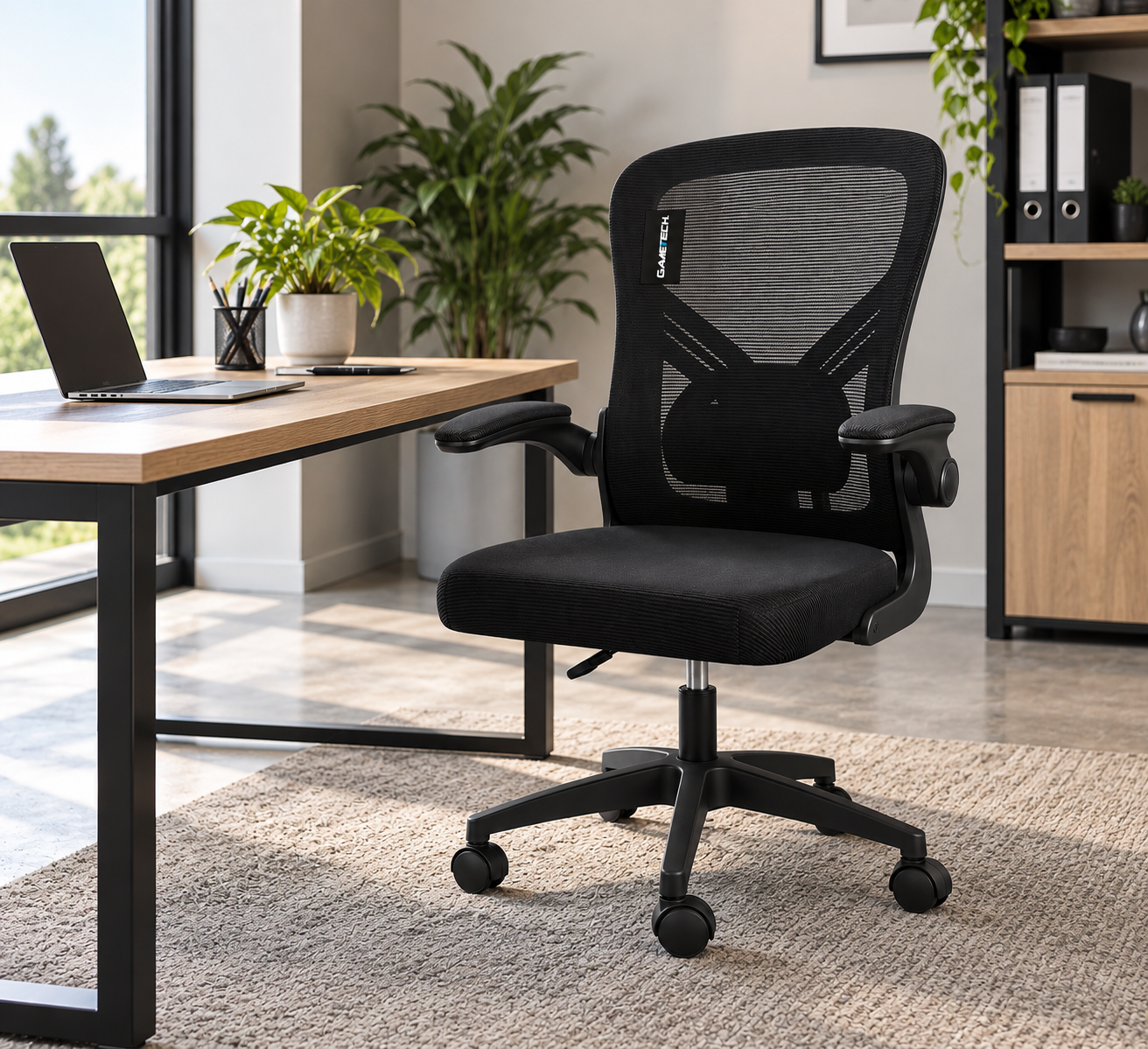 Ergonomic Mesh Office Chair – Black - Image 5