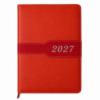 A5 Two-Tone Diary 2027 - Page-a-Day ORANGE