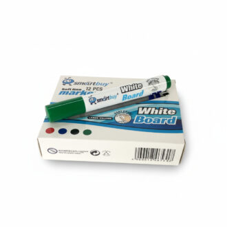 12pc Smartbuy Whiteboard Markers – Bullet Tip – Green